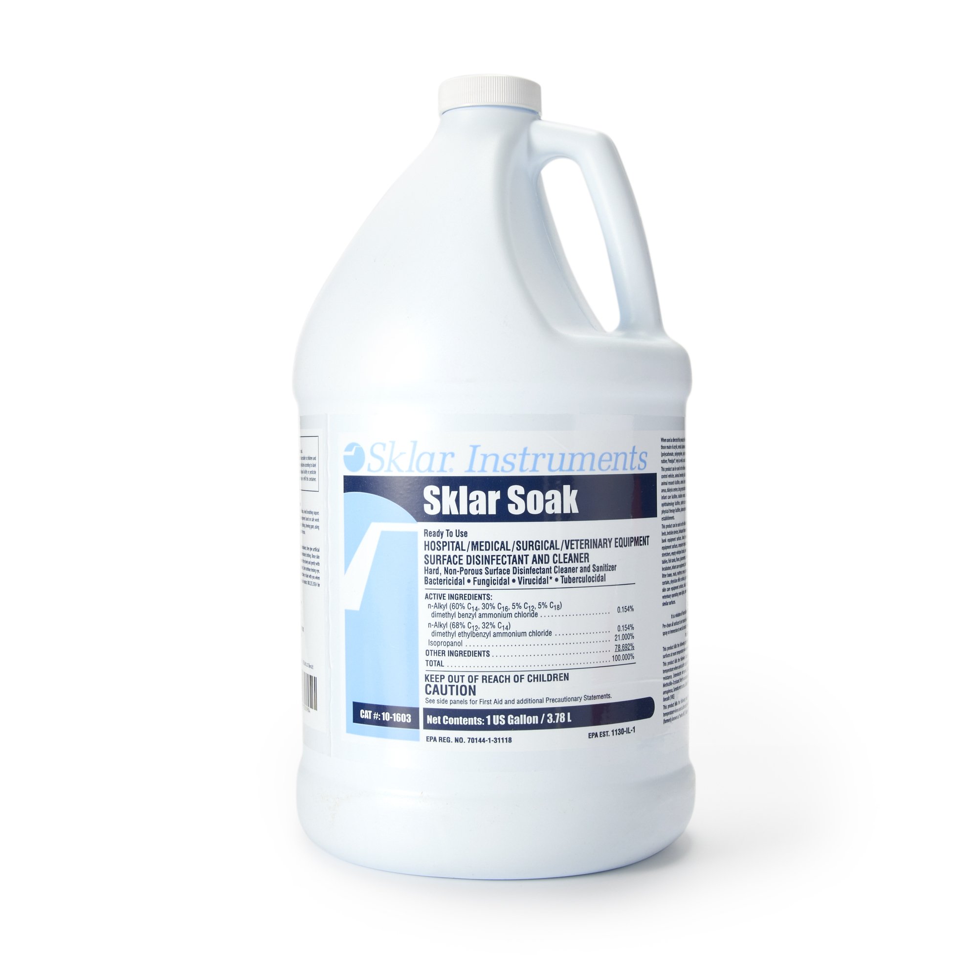 Sklar Soak Instrument Detergent / Presoak, 1 gal Jug MK 241759