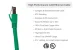 CAT8 Shielded Ethernet Patch Cable, 40Gbps, Snagless, 2 ft, Green