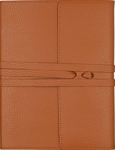 Brown Leather Wrap Journal