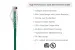 Cat6 Slim Ethernet Patch Cable, Snagless, 25 ft, Green