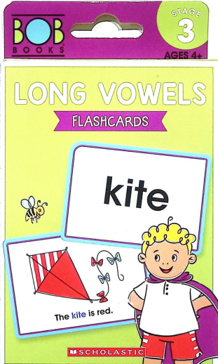 Bob Books - Long Vowels Flashcards (Stage 3)
