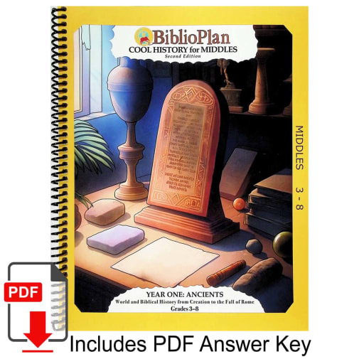 BiblioPlan Ancient Cool History for Middles, 2nd Edition