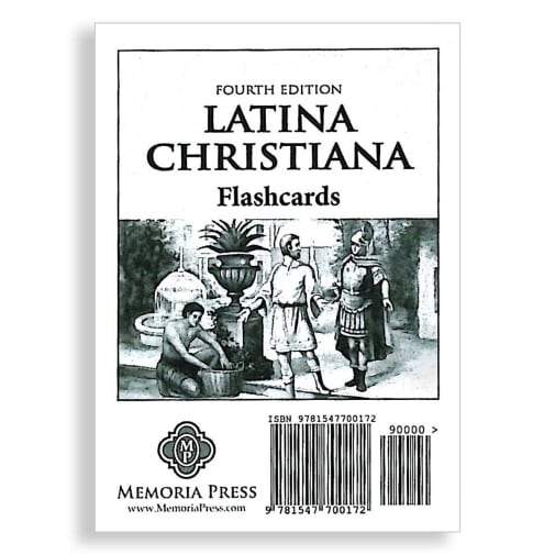 Memoria Press Latina Christiana Flashcards (4th Edition)