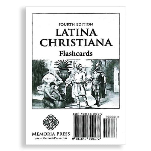 Memoria Press Latina Christiana Flashcards (4th Edition)