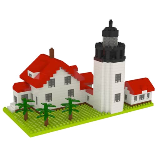 Mini Building Blocks: Bass Harbor Head Light (484 pieces)