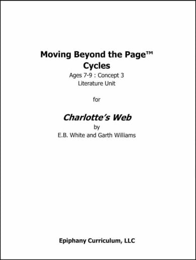 Charlotte's Web - Additional Set of Student Activity Pages