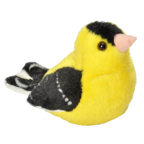 Wild Republic Audubon Bird: American Goldfinch Plush With Real Bird Call