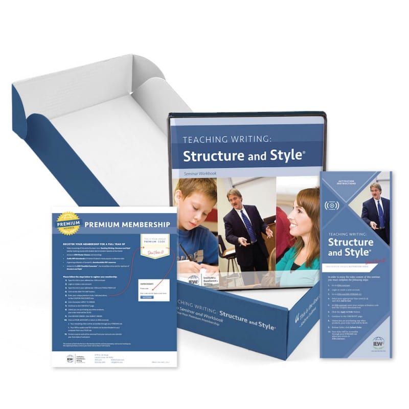 Teaching Writing: Structure and Style (Forever Streaming, Seminar Workbook, Premium Membership), 2nd Edition