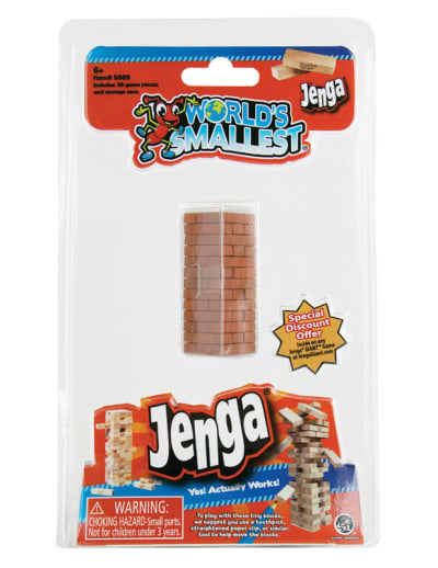 World's Smallest Jenga Game