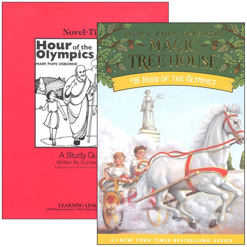 Hour of the Olympics (Magic Tree House) Novel-Ties Study Guide & Book Set