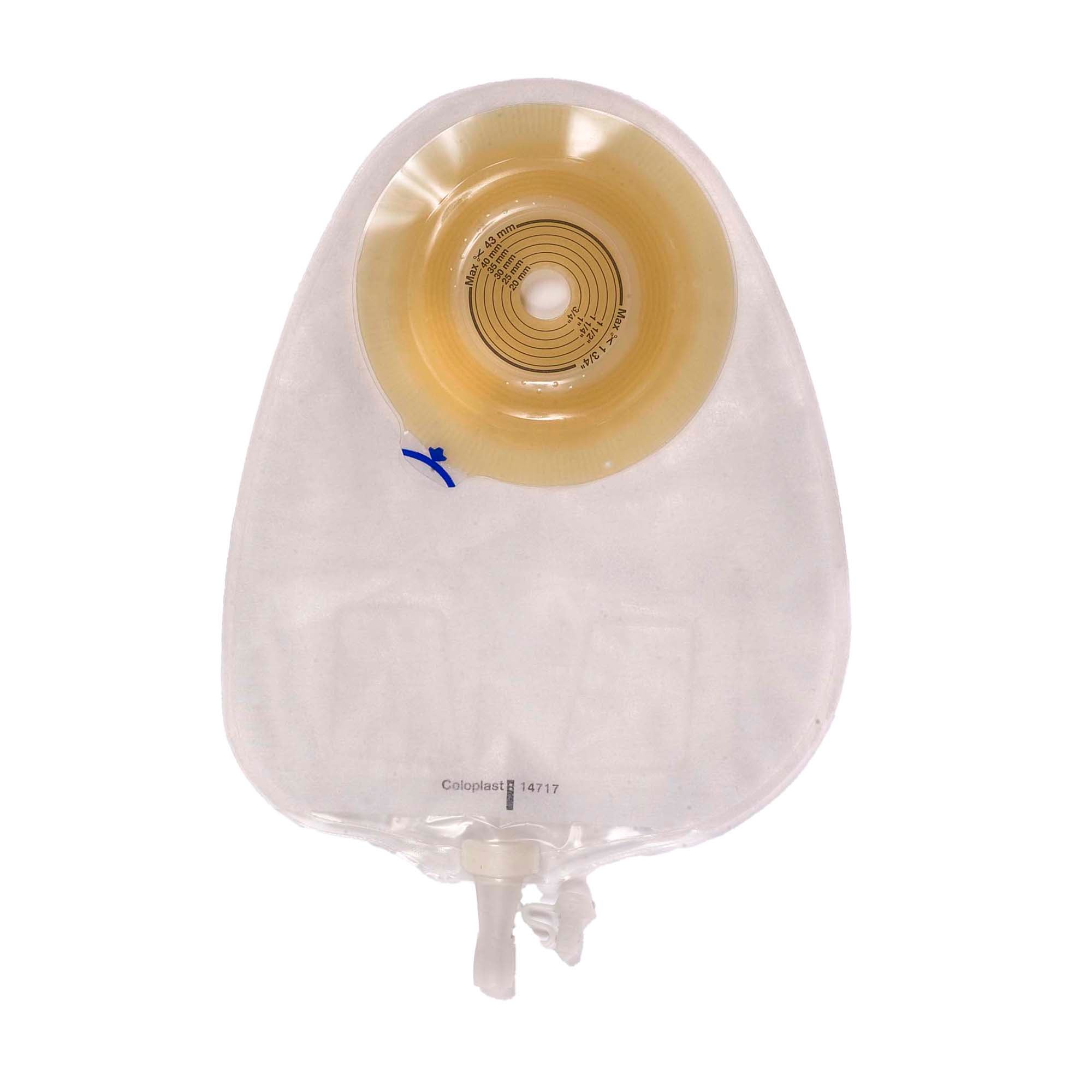 Assura Convex Light One-Piece Transparent Urostomy Pouch, 15  43mm Stomas MK 551129
