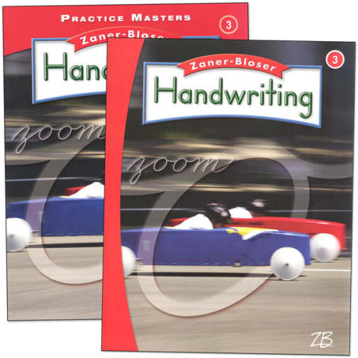 Zaner-Bloser Handwriting Grade 3 Homeschool Bundle-Student Edition/Practice Masters (2016 edition)