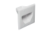2-Gang Recessed Low Voltage Cable Plate, White