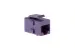 Cat6 RJ45 Inline Coupler Type Keystone Jack, Purple