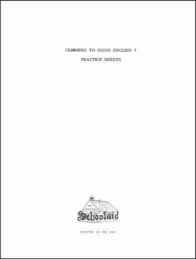 Climbing to Good English Grade 7 Practice Sheets