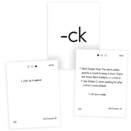 Christian Light Phonics Foundations Student Flash Cards