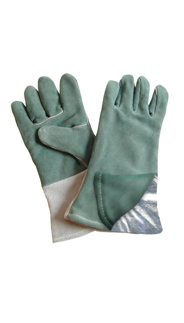 Welding Gloves Domestic: Split Leather, Welted, Sold per PAIR