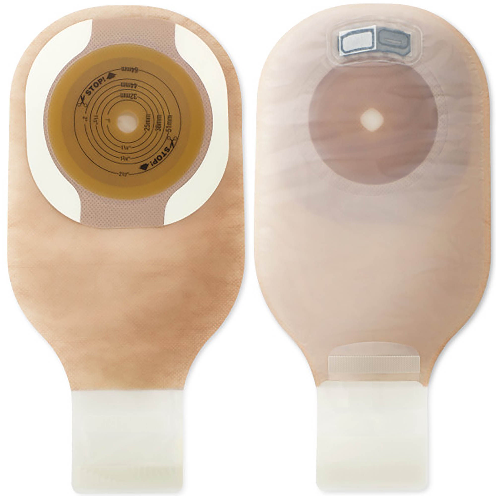 Premier One-Piece Ultra Clear Ostomy Pouch, Pre-cut to Fit 38 mm Stomas MK 987813
