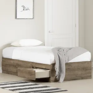 Base para cama individual con 3 cajones