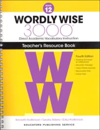 Wordly Wise 3000 Book 12 Teacher Resource Book, 4th Edition