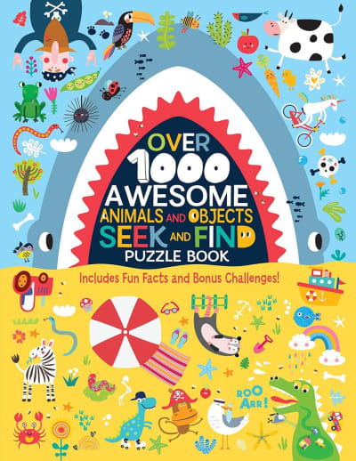 Over 1000 Awesome Animals and Objects Seek and Find Puzzle Book