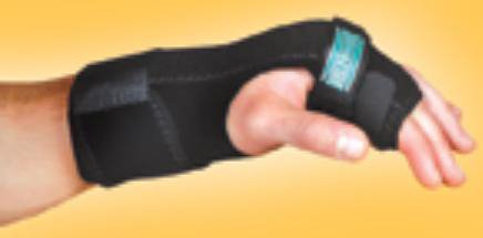 Hand / Finger Brace TKO Standard Neoprene / Nylon / UBL Left Hand Black One Size Fits Most MK 544090