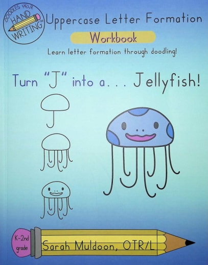Uppercase Letter Formation Workbook (Doodles Help Handwriting)