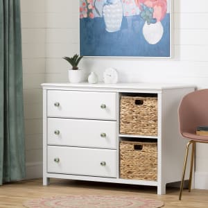 Balka - 3-Drawer Dresser with Baskets Balka - 3-Drawer Dresser with Baskets