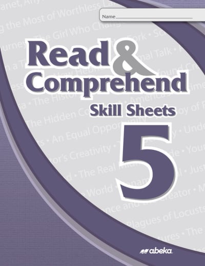 Abeka Read & Comprehend 5 Skill Sheets