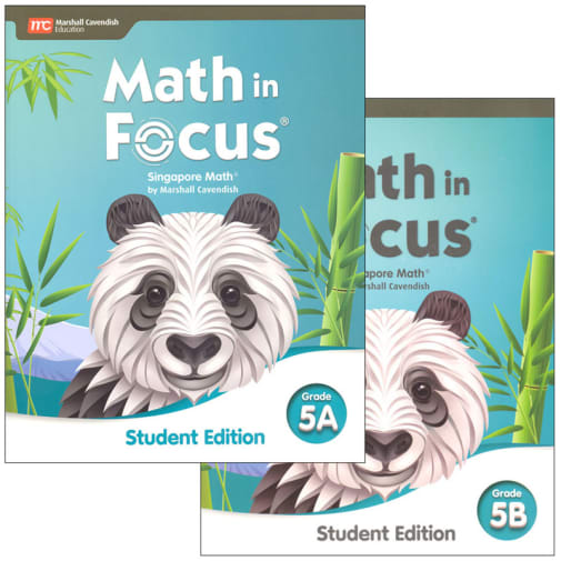 Math in Focus 2020 Student Edition Collection Grade 5