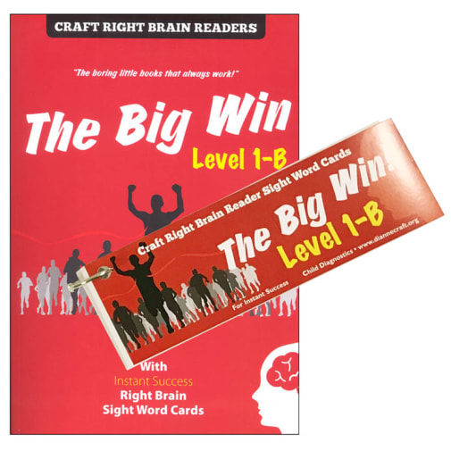 Big Win Level 1-B (Craft Right Brain Readers and Cards)