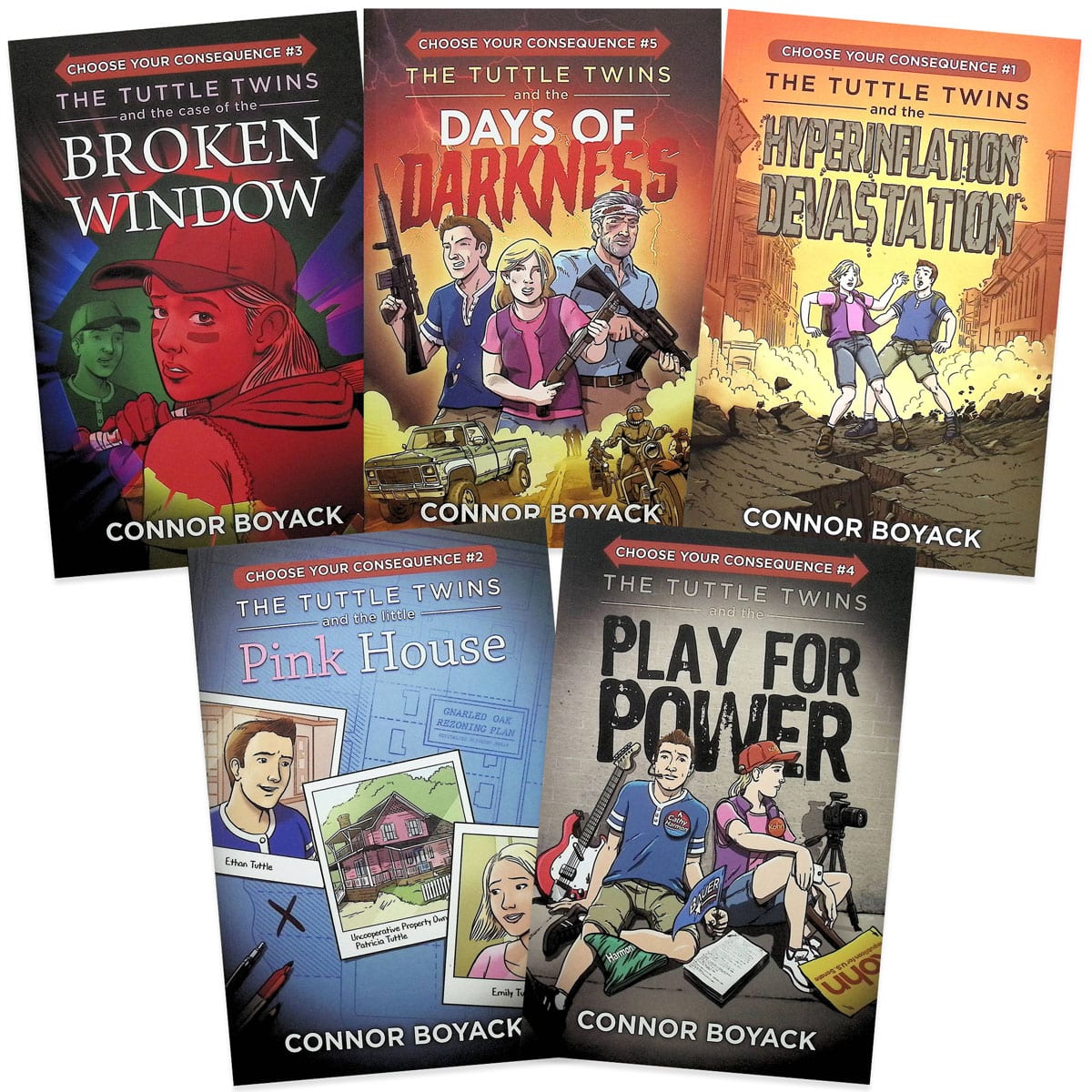 Tuttle Twins Choose Your Consequences Package