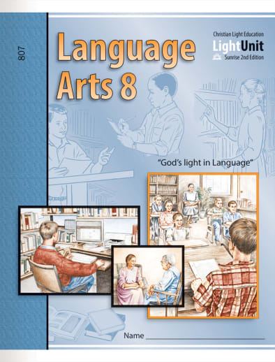 Language Arts LightUnit 807 Sunrise 2nd Edition