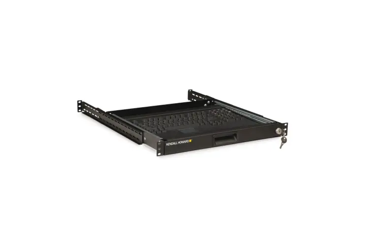 1U Rackmount 4-Post Keyboard Tray