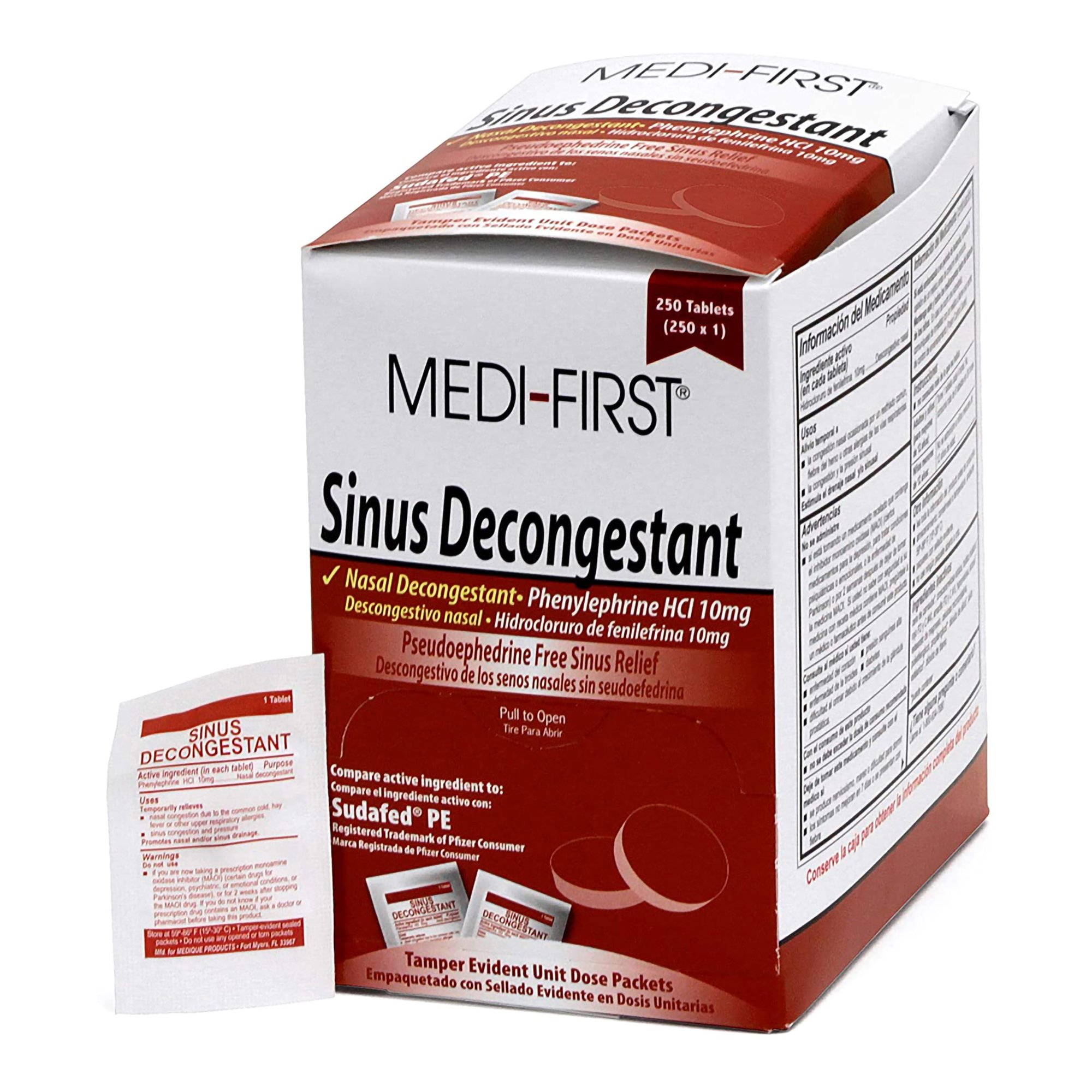 Medi-First Phenylephrine HCl Sinus Relief MK 709099