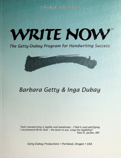 Write Now: the Getty-Dubay Program for Handwriting Success