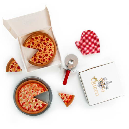 Pizza Party Food Accessory Play Set - 9 piece (for 18" doll)