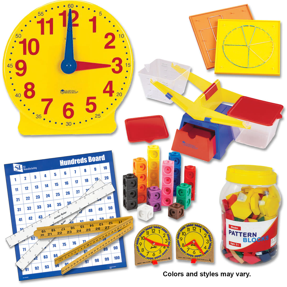 Manipulative Kit 1 (Wooden Pattern Block Upgrade, Optional Items)