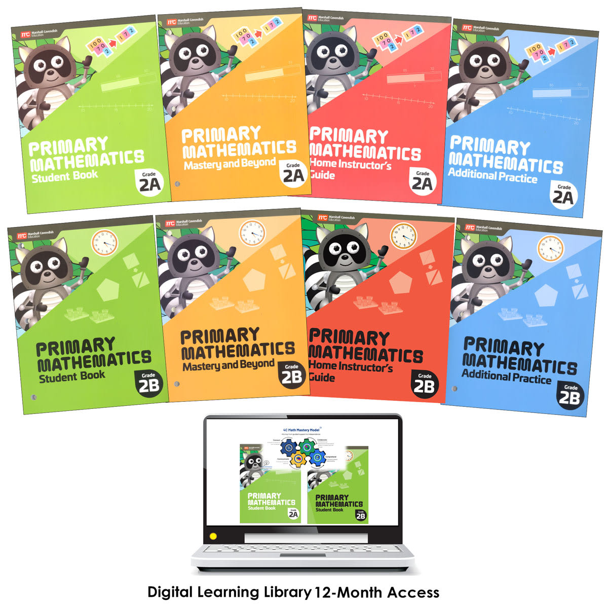 Primary Math 2022 Grade 2 Full-Year Set & Digital Learning