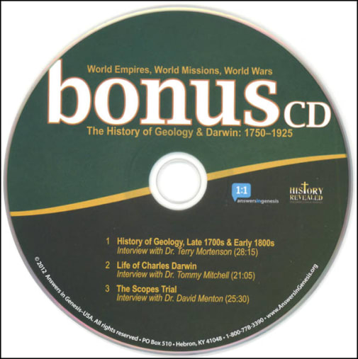 World Empires, World Missions, World Wars Bonus CD - The History of Geology & Darwin: 1750-1925
