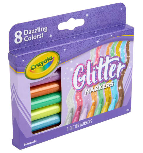 Crayola Glitter Markers 8 Count
