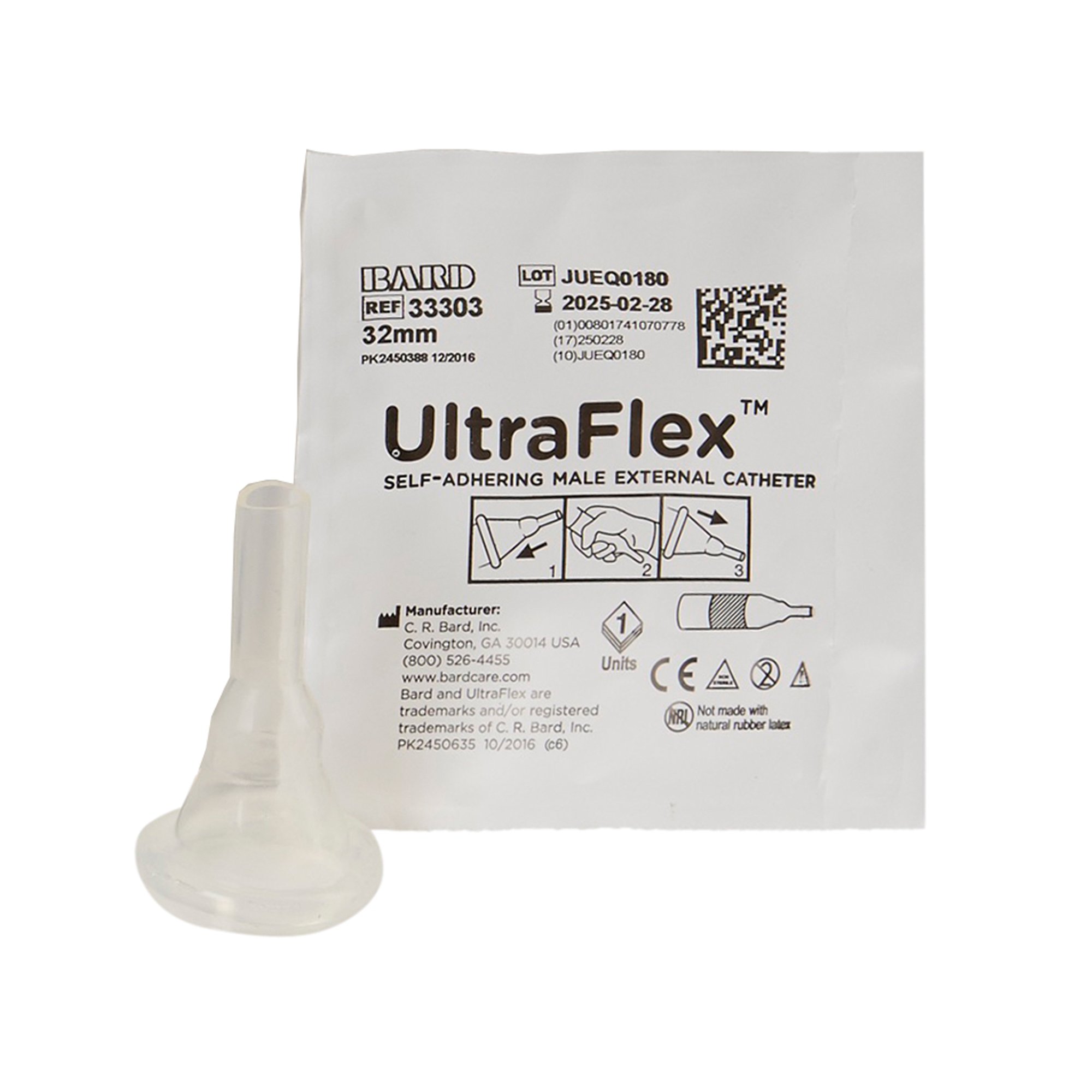 Bard UltraFlex Male External Catheter, Intermediate MK 527030
