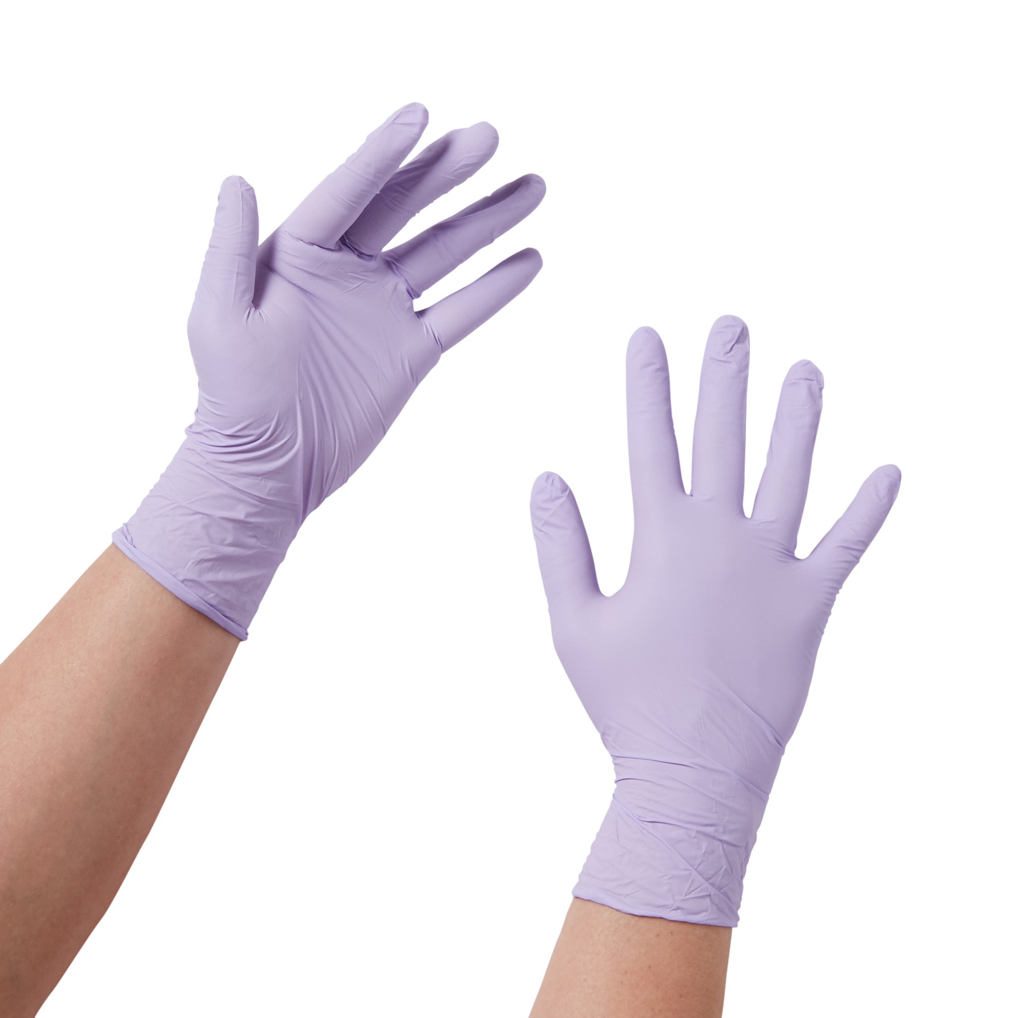Halyard Lavender Nitrile Exam Glove, Medium MK 678086