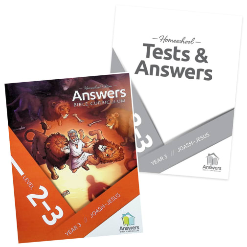 Answers Bible Curriculum Year 3 Homeschool Student Value Combo Grades 2-3