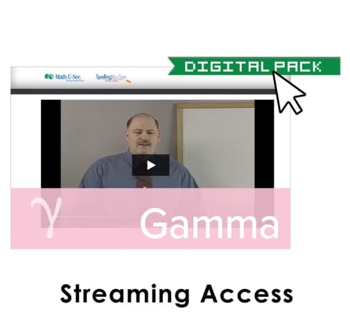 Math-U-See Gamma Online Instruction w/Video