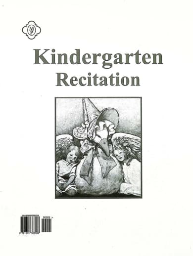 Memoria Press Kindergarten Recitation Lesson Plans