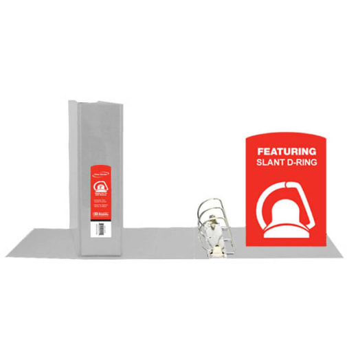 Binder - Slant-D Ring View 2" Grey