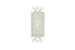 Decor Insert with Flexible Opening White