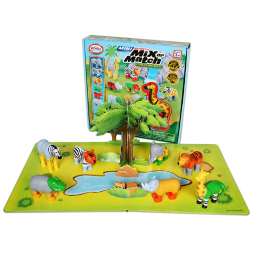 Mini Magnetic Mix or Match Animals - Jungle
