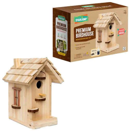 Premium Birdhouse Woodworking Kit